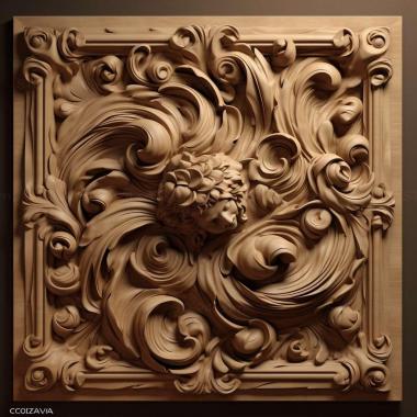 Patterns and decorations Cevisama 2 3d model
